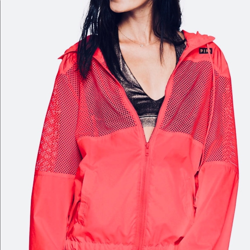 📛❌S O L D ❌📛VS PINK Mesh Anorak Jacket - Picture 2 of 7